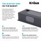 Кухонная мойка Kraus KWT Kore™ KWT310-33/PGM (838 x 559 x 229)
