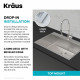 Кухонная мойка Kraus Kore™ KWT300-32 (793.8 x 520.7 x 228,6)