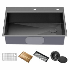 Кухонная мойка Kraus KWT Kore™ KWT310-33/PGM (838 x 559 x 229)