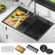 Кухонная мойка Kraus KWT Kore™ KWT310-33/PGM (838 x 559 x 229)