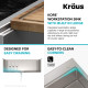 Кухонная мойка Kraus Kore™ KWT300-32 (793.8 x 520.7 x 228,6)