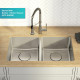 Подвійна кухонна мийка Kraus Dex™ KD1UD33B (835 x 476 x 228.6)