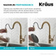 Змішувач кухонний Kraus KPF-2620BB Бронза