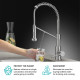 Змішувач кухонний Kraus KFF-1610BBMB Бронза/Чорний матовий