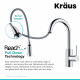 Змішувач кухонний Kraus KPF-2620CH Хром