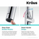Змішувач кухонний Kraus KPF-2620CH Хром