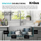 Кухонная мойка Kraus KWT Kore™ KWT302-30 (762 x 432 x 240)