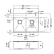 Кухонная мойка Kraus KWT Kore™ KWT302-30 (762 x 432 x 240)