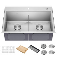 Кухонная мойка Kraus KWT Kore™ KWT302-30 (762 x 432 x 240)