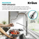 Змішувач кухонний Kraus KPF-2631MB Чорний