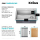 Кухонная мойка Kraus KWT Kore™ KWT310-28 (660 x 558 x 240)