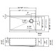 Кухонная мойка Kraus KWF Kore™ KWF410-33/PGM (835 x 514 x 265)
