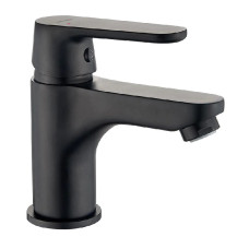 Змішувач для умивальника Kuchinox DIMA, з корком klik-klak, черний BQD_722D