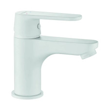 Змішувач для умивальника Kuchinox DIMA, з корком klik-klak, білий BQD_622D