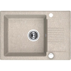 Кухонная гранитная мойка Laveo бежевая Celia SBC_413T (650х440х170)