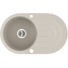 Кухонная гранитная мойка Laveo бежевая Dafne SBD_481T (780х470х204)