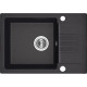 Кухонная гранитная мойка Laveo черная Celia SBC_713T (650х440х170)