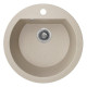 Кухонна гранітна мийка Laveo бежева Dafne SBD_480T (510х510х190)