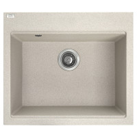 Кухонна гранітна мийка Laveo бежевий Tau SBT_410Y (570х500х215)