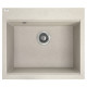 Кухонная гранитная мойка Laveo бежевий Tau 50x57 SBT_410Y (570х500х215)