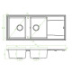 Кухонная гранитная мойка Laveo Megalo SBE_521T (1160х500х170)