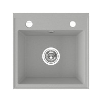 Кухонная гранитная мойка Laveo серая Trzynastka SBP_510T (440х440х173)