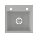 Кухонная гранитная мойка Laveo серая Trzynastka SBP_510T (440х440х173)