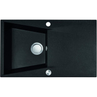 Кухонная гранитная мойка Laveo черная Grenada 48x78 SBG_711T (780х480х190)