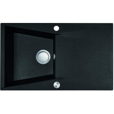 Кухонная гранитная мойка Laveo черная Grenada 48x78 SBG_711T (780х480х190)