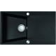 Кухонная гранитная мойка Laveo черная Grenada 48x78 SBG_711T (780х480х190)