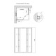 Душевая кабина Lidz Wawel SC90x90х185.SAT.LOW.FR стекло Frost без поддона
