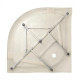 Душевой поддон Lidz Kapielka ST90x90x14 низкий, полукруглый