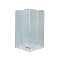 Душевая кабина Lidz Wawel SC80x80x201.SAT.LOW.FR стекло Frost поддон Mazur