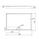Душовий піддон Lidz Kapielka ST100x80х14 низький, прямокутний