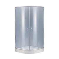 Душова кабіна Lidz Latwa SC90x90x199.SAT.LOW.GR скло тоноване піддон