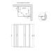 Душевая кабина Lidz Wawel SC100x80x185.SAT.LOW.FR стекло Frost без поддона