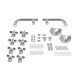 Душевая кабина Lidz Wawel SC100x80x185.SAT.LOW.FR стекло Frost без поддона