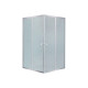 Душевая кабина Lidz Wawel SC80x80x185.SAT.LOW.FR стекло Frost без поддона