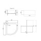 Душовий піддон середній Lidz Kapielka ST90x90x26