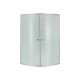 Душова кабіна Lidz Latwa SC80x80x160.SAT.HIGH.FR скло Frost без піддона