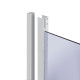 Душевая кабина Lidz Wawel SC80x80х185.SAT.LOW.GR стекло тонированное без поддона
