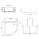 Душовий піддон середній Lidz Kapielka ST80x80x26 з панеллю