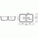 Мойка гранитная Marmorin Pesta grey 170203003 (77x47x19)