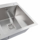 Кухонная мойка Platinum Handmade HDB 80*45 на две чаши (квадратный сифон)
