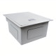 Кухонная мойка скрытая Platinum TZ 40*50