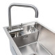 Кухонная мойка скрытая Platinum TZ 40*50
