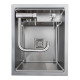 Кухонная мойка скрытая Platinum TZ 40*50