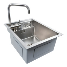Кухонная мойка скрытая Platinum TZ 40*50