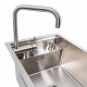 Кухонная мойка скрытая Platinum TZ 40*50