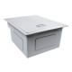 Кухонная мойка скрытая Platinum TZ 40*50